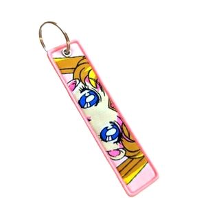 🌙 Sailor Moon Double-sided Embroidered Keychain
